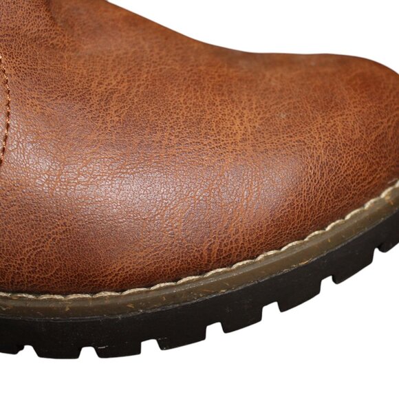 BOOT SALE!!! Hawkwell Combat Fashion Side Zipper Buckle Ankle Booties 7 NWT - Picture 13 of 14